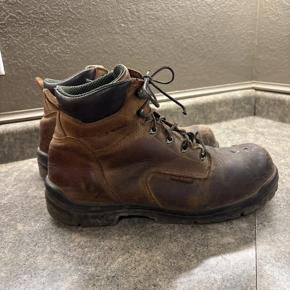 Redwing Men's Steel Toe Boots Sz 14‎ D ASTMF2413-11 Preowned Good Cond. Scuffs